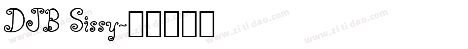 DJB Sissy字体转换